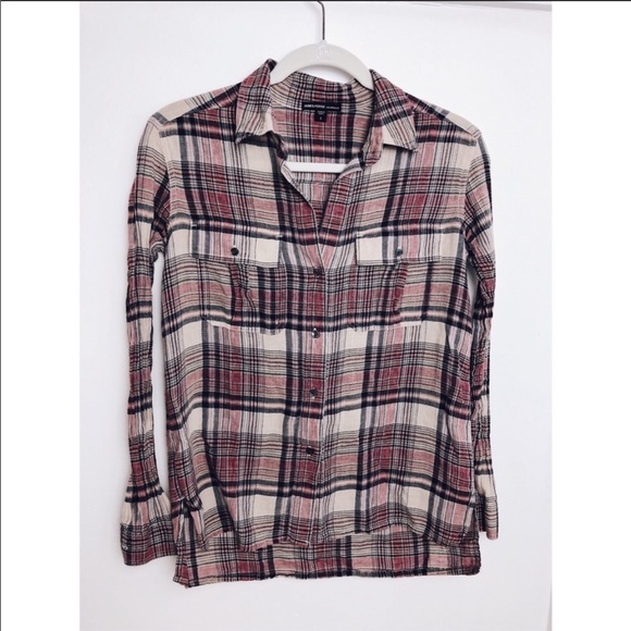 James Perse | Shoreditch Plaid Pocket Shirt Ember - Picture 5 of 8